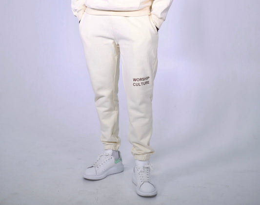 "For the Love of God" Sweatpants - Cream